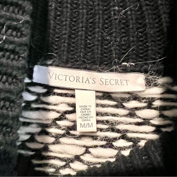 Victoria's Secret Women’s Wool Alpaca Blend Sweater Size Medium Knit Mock Neck - Picture 3 of 10